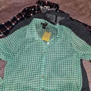 Green Checkered Shirt
